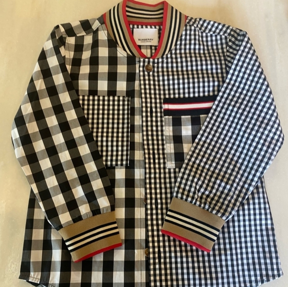 Burberry Checkered Shirt size 4